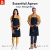 image:imagehedley amp bennett Essential Apron  Professional Chef Apron with Pockets amp Adjustable Bib Strap for Cooking amp GrillingMidnight Blue