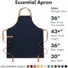 image:imagehedley amp bennett Essential Apron  Professional Chef Apron with Pockets amp Adjustable Bib Strap for Cooking amp GrillingMidnight Blue