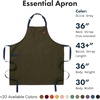 image:imagehedley amp bennett Essential Apron  Professional Chef Apron with Pockets amp Adjustable Bib Strap for Cooking amp GrillingOlive Green