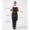 image:imagehedley amp bennett Essential Apron  Professional Chef Apron with Pockets amp Adjustable Bib Strap for Cooking amp GrillingOyster Gray