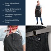 image:imagehedley amp bennett Essential Apron  Professional Chef Apron with Pockets amp Adjustable Bib Strap for Cooking amp GrillingOyster Gray