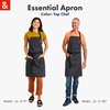 image:imagehedley amp bennett Essential Apron  Professional Chef Apron with Pockets amp Adjustable Bib Strap for Cooking amp GrillingTop Chef