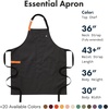 image:imagehedley amp bennett Essential Apron  Professional Chef Apron with Pockets amp Adjustable Bib Strap for Cooking amp GrillingTop Chef