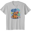 image:imageEwok  Spring Stickers TShirtSilver Grey