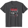 image:imageStar Wars  Imperial Starfleet Tie Fighter TShirtDark Heather Grey