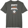 image:imageStar Wars  Party Like A Rebel TShirtAsphalt Grey