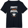 image:imageStar Wars  Party Like A Rebel TShirtBlack
