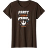 image:imageStar Wars  Party Like A Rebel TShirtBrown