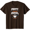 image:imageStar Wars  Party Like A Rebel TShirtBrown