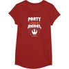 image:imageStar Wars  Party Like A Rebel TShirtCranberry Red