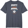 image:imageStar Wars  Party Like A Rebel TShirtHeather Blue