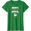 image:imageStar Wars  Party Like A Rebel TShirtKelly Green