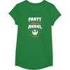 image:imageStar Wars  Party Like A Rebel TShirtKelly Green