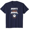 image:imageStar Wars  Party Like A Rebel TShirtNavy Blue