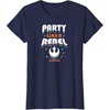 image:imageStar Wars  Party Like A Rebel TShirtNavy Blue