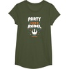 image:imageStar Wars  Party Like A Rebel TShirtOlive Green
