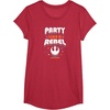 image:imageStar Wars  Party Like A Rebel TShirtRed Heather