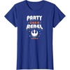image:imageStar Wars  Party Like A Rebel TShirtRoyal Blue