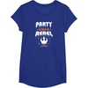 image:imageStar Wars  Party Like A Rebel TShirtRoyal Blue