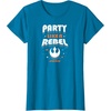 image:imageStar Wars  Party Like A Rebel TShirtSapphire Blue