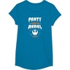 image:imageStar Wars  Party Like A Rebel TShirtSapphire Blue