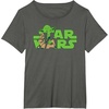 image:imageStar Wars  YODA Stylized Logo TShirtAsphalt Grey