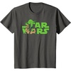 image:imageStar Wars  YODA Stylized Logo TShirtAsphalt Grey