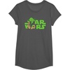image:imageStar Wars  YODA Stylized Logo TShirtAsphalt Grey