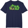 image:imageStar Wars  YODA Stylized Logo TShirtNavy Blue