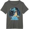 image:imageStar Wars A New Hope 1977 Luke amp Leia Jedi Heroes TShirtAsphalt Grey