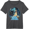 image:imageStar Wars A New Hope 1977 Luke amp Leia Jedi Heroes TShirtDark Heather Grey