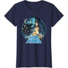 image:imageStar Wars A New Hope 1977 Luke amp Leia Jedi Heroes TShirtNavy Blue
