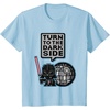 image:imageStar Wars Darth Vader Turn To The Dark Side Pixel Art Logo TShirtBaby Blue