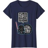image:imageStar Wars Darth Vader Turn To The Dark Side Pixel Art Logo TShirtNavy Blue