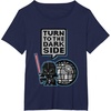 image:imageStar Wars Darth Vader Turn To The Dark Side Pixel Art Logo TShirtNavy Blue