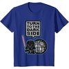 image:imageStar Wars Darth Vader Turn To The Dark Side Pixel Art Logo TShirtRoyal Blue