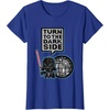 image:imageStar Wars Darth Vader Turn To The Dark Side Pixel Art Logo TShirtRoyal Blue