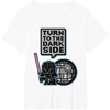 image:imageStar Wars Darth Vader Turn To The Dark Side Pixel Art Logo TShirtWhite