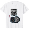 image:imageStar Wars Darth Vader Turn To The Dark Side Pixel Art Logo TShirtWhite