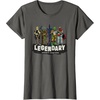 image:imageStar Wars Legendary Bounty Hunters Boba Fett IG88 Bossk TShirtAsphalt Grey