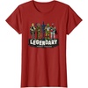image:imageStar Wars Legendary Bounty Hunters Boba Fett IG88 Bossk TShirtCranberry Red