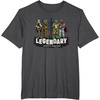 image:imageStar Wars Legendary Bounty Hunters Boba Fett IG88 Bossk TShirtDark Heather Grey