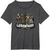 image:imageStar Wars Legendary Bounty Hunters Boba Fett IG88 Bossk TShirtDark Heather Grey
