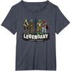 image:imageStar Wars Legendary Bounty Hunters Boba Fett IG88 Bossk TShirtHeather Blue