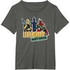 image:imageStar Wars Legendary Bounty Hunters Boba Fett IG88 Dengar TShirtAsphalt Grey