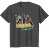 image:imageStar Wars Legendary Bounty Hunters Boba Fett IG88 Dengar TShirtDark Heather Grey