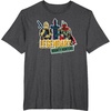 image:imageStar Wars Legendary Bounty Hunters Boba Fett IG88 Dengar TShirtDark Heather Grey