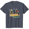 image:imageStar Wars Legendary Bounty Hunters Boba Fett IG88 Dengar TShirtHeather Blue