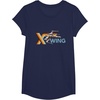 image:imageStar Wars Racing XWing Colorful Retro Big Chest Text Logo TShirtNavy Blue