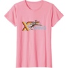 image:imageStar Wars Racing XWing Colorful Retro Big Chest Text Logo TShirtPink